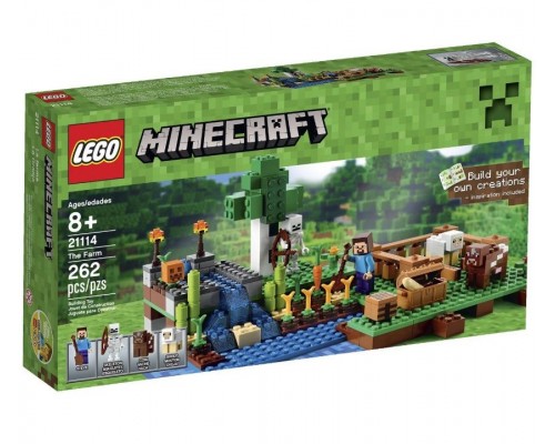 Конструктор LEGO Minecraft Ферма Арт. 21114, 262 дет.