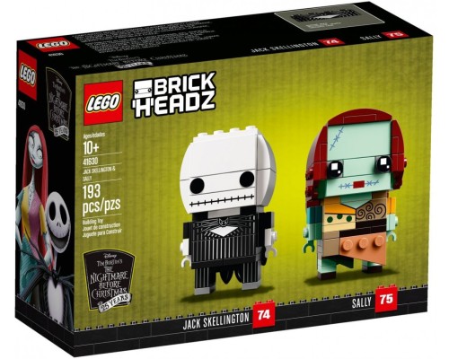 Конструктор LEGO BrickHeadz Джек Скеллингтон и Салли Арт. 41630, 193 дет.