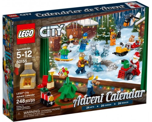 Конструктор LEGO City Новогодний календарь Арт. 60155, 248 дет.