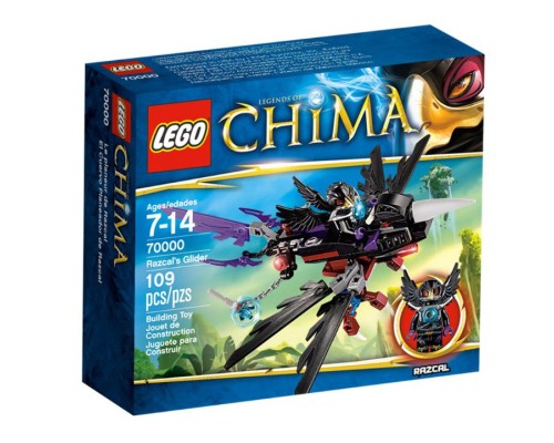 Конструктор LEGO CHIMA Планер Ворона Разкала Арт. 70000, 109 дет.