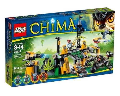 Конструктор LEGO CHIMA База Лавертуса Арт. 70134, 684 дет.