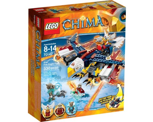 Конструктор LEGO CHIMA Огненный истребитель Орлицы Эрис Арт. 70142, 330 дет.
