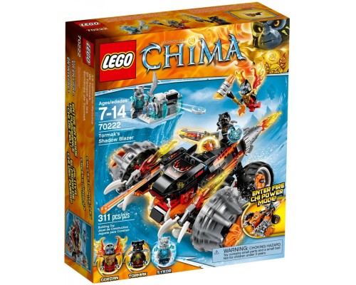 Конструктор LEGO CHIMA Огненный вездеход Тормака Арт. 70222, 311 дет.