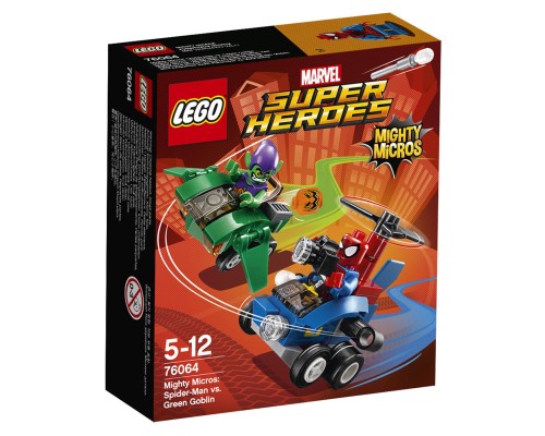 Конструктор LEGO Super Heroes Человек Паук против Зеленого Гоблина Арт. 76064, 85 дет.