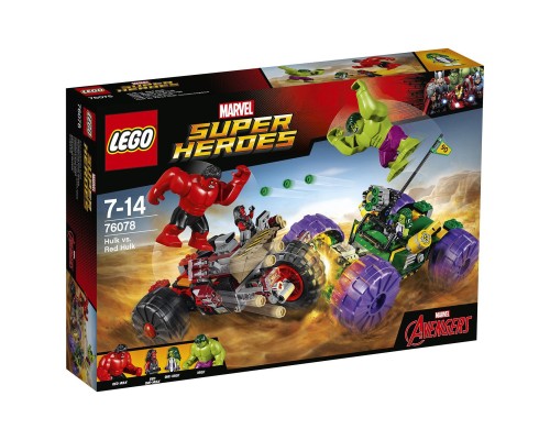 Конструктор LEGO Super Heroes Халк против Красного Халка Арт. 76078, 378 дет.