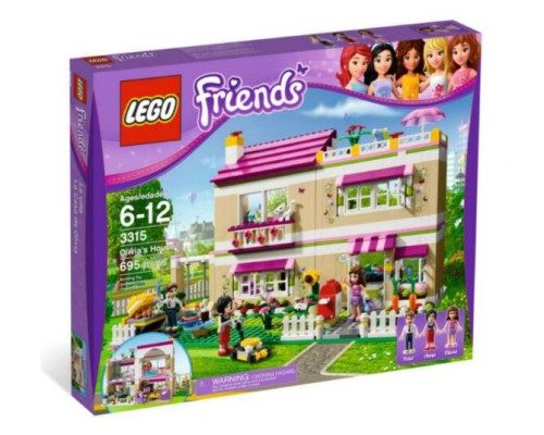 Конструктор LEGO Friends Дом Оливии Арт. 3315, 695 дет.