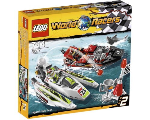 Конструктор LEGO World Racers Риф Зубчатых челюстей Арт. 8897, 191 дет.