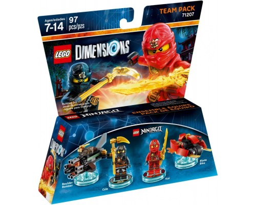 Конструктор LEGO Dimensions Team Pack: Ниндзяго  Арт. 71207, 97 дет.