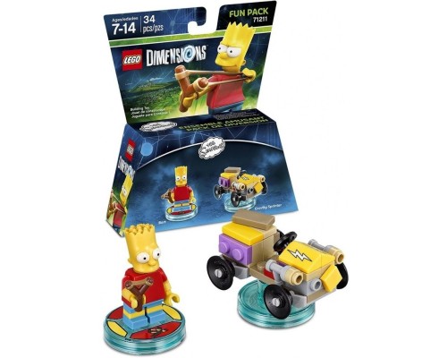 Конструктор LEGO Dimensions Fun Pack: Барт Симпсон Арт. 71211, 34 дет.