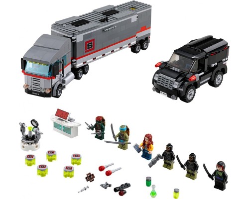 Конструктор LEGO Teenage Mutant Ninja Turtles Большая снежная машина для побега Арт. 79116, 741 дет.