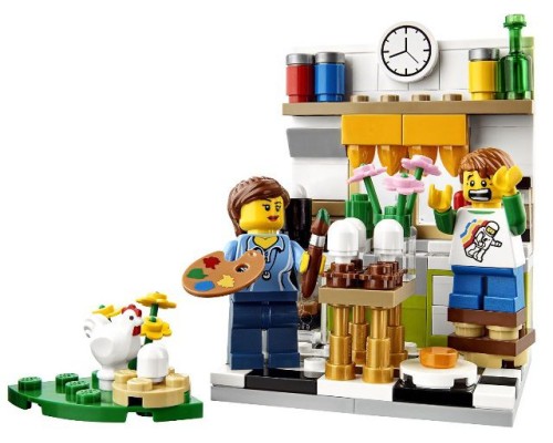 Конструктор LEGO Accessories Роспись пасхальных яиц Арт. 40121, 153 дет.