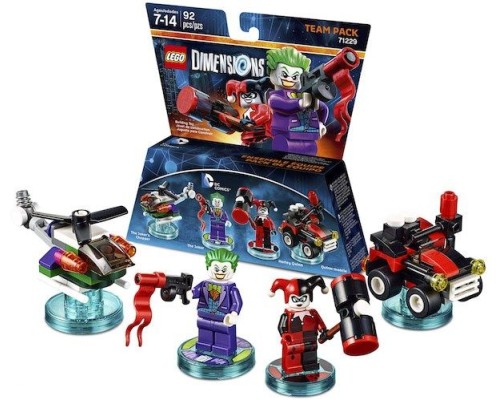 Конструктор LEGO Dimensions Team Pack: Джокер и Харли Куин Арт. 71229, 92 дет.