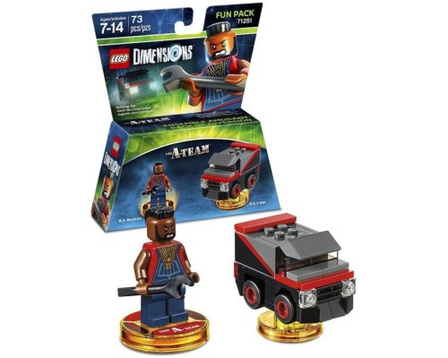 Конструктор LEGO Dimensions Fun Pack: Команда А - сержант Баракус Арт. 71251, 73 дет.