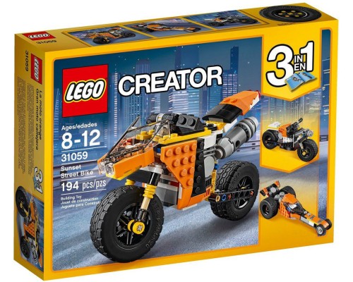 Конструктор LEGO Creator Оранжевый мотоцикл Арт. 31059, 194 дет.
