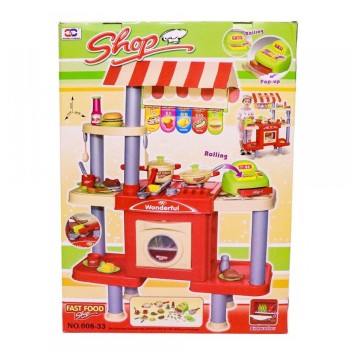 Игровой набор FAST FOOD SHOP Фаст-фуд Арт. 008-33