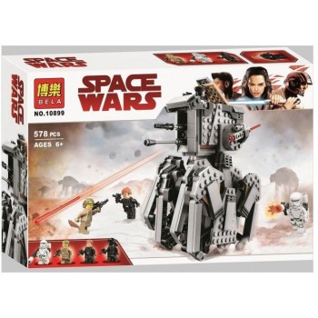 Конструктор BELA SPACE WARS Тяжелый разведывательный шагоход первого ордена Арт. 10899, 578 деталей
