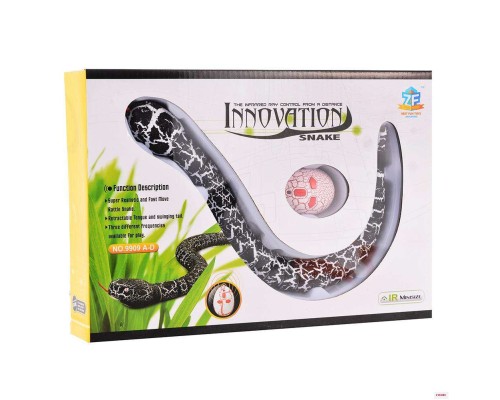 Игрушка Innovation Snake на р/у Черная змея Арт. 9909 A-D