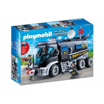 Конструктор Playmobil Бронированный грузовик спецназа арт.9360, 83 дет.
