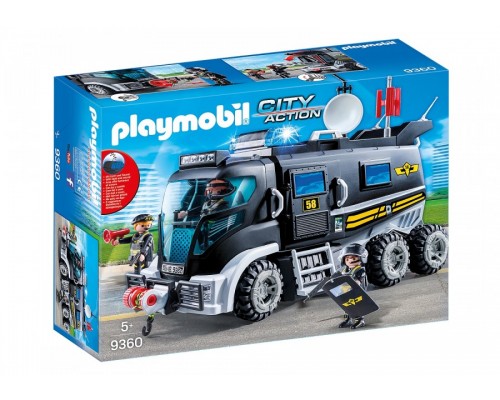 Конструктор Playmobil Бронированный грузовик спецназа арт.9360, 83 дет.