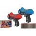 Два бластера с мягкими пулями Soft Bullet Gun Toy (красный, синий)