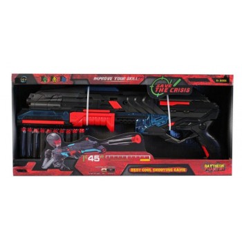 Бластер-винчестер c мягкими пулями (10 шт) Soft Bullet Gun Toy 