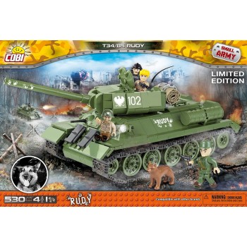 Танк T-34 "Четыре танкиста и собака" COBI 2486