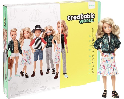 Кукла Creatable World Deluxe Character Kit Customizable Doll dc-414