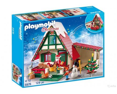 Конструктор Playmobil  Дом Деда Мороза, арт.5976, 128 дет.
