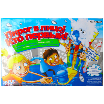 Игра "Пирог в лицо! Кто первый!" Арт.1244-2
