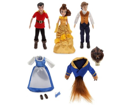 Набор мини кукол "Красавица и чудовище" - Beauty and the Beast, Disney