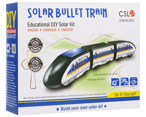 Конструктор "Поезд-пуля" на солнечной батарее SOLAR BULLET TRAIN Арт.2015