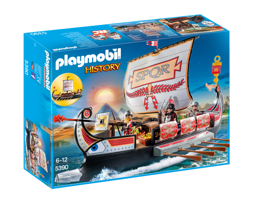 Конструктор Playmobil Римская галера арт.5390, 86 дет.