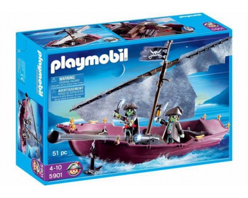 Конструктор Playmobil Шхуна пиратов-призраков, арт.5901, 51 дет.