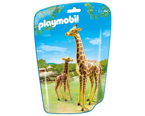 Конструктор Playmobil Дикие животные: жираф с детенышем, арт.6640, 2 дет.