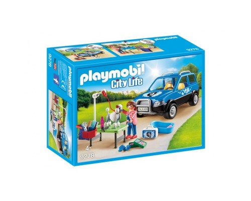 Конструктор Playmobil Мобильный салон для собак арт.9278, 48 дет.