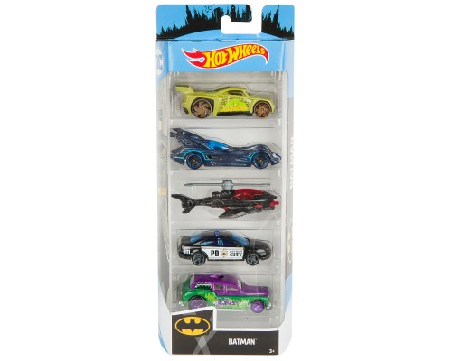Hot Wheels Набор 5 машин Batman