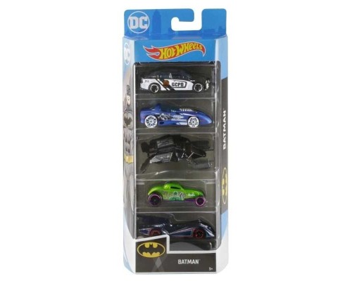Hot Wheels Набор 5 машин Batman