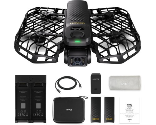 HoverAir X1 ProMax — карманный дрон, который сам снимает вас в движении