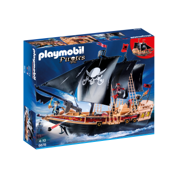 Конструктор Playmobil Пиратский боевой корабль, арт.6678, 115 дет.