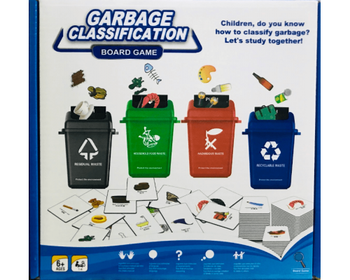 Настольная игра Garbage Classification «Сортировка мусора» 