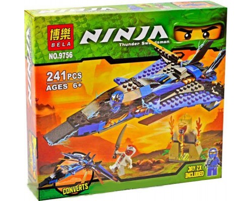 Конструктор Ninja арт.9756 «Штурмовой истребитель Джея» 241 дет.