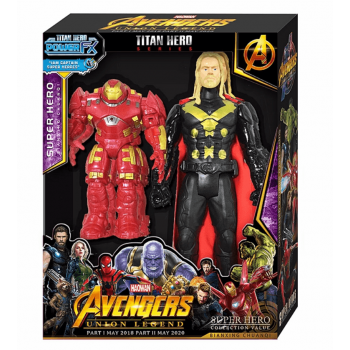 Коллекционные фигурки Avengers Titan Hero «Тор и Халкбастер»  