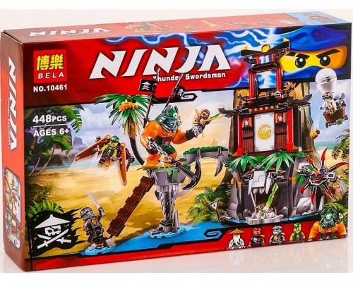 Конструктор Ninja арт.10461 «Тигровый остров» 448 дет.