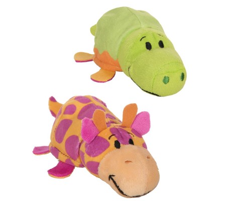 Мягкая игрушка-перевертыш  «Жираф + крокодил»