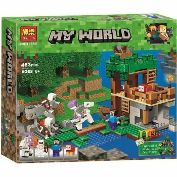 Конструктор Bela My World  арт.10989 «Нападение армии скелетов» 463 дет.