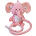 Мягкая игрушка-ростомер "Розовый слон"