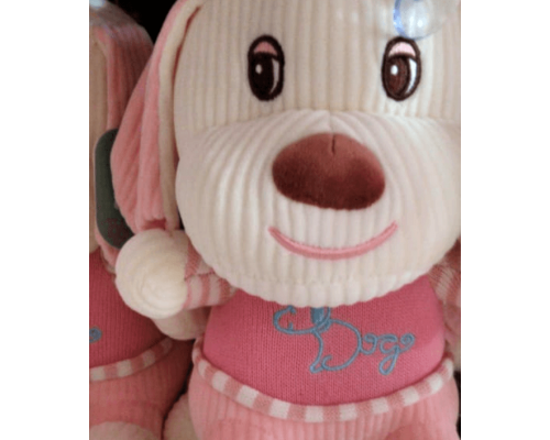 Мягкая игрушка «Собачка в розовом»