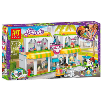 Конструктор Lele Friends арт.37087 «Центр по уходу за домашними животными» 491 дет.