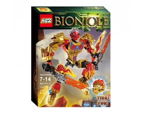Конструктор KSZ Bionicle Таху Повелитель огня 132 дет.