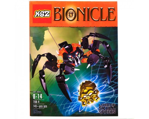 Конструктор KSZ Bionicle Лорд Паучий Череп 145 дет.